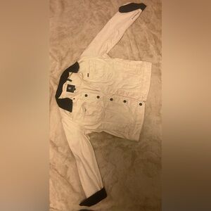 G-Star Raw Cream and Black Jean Jacket